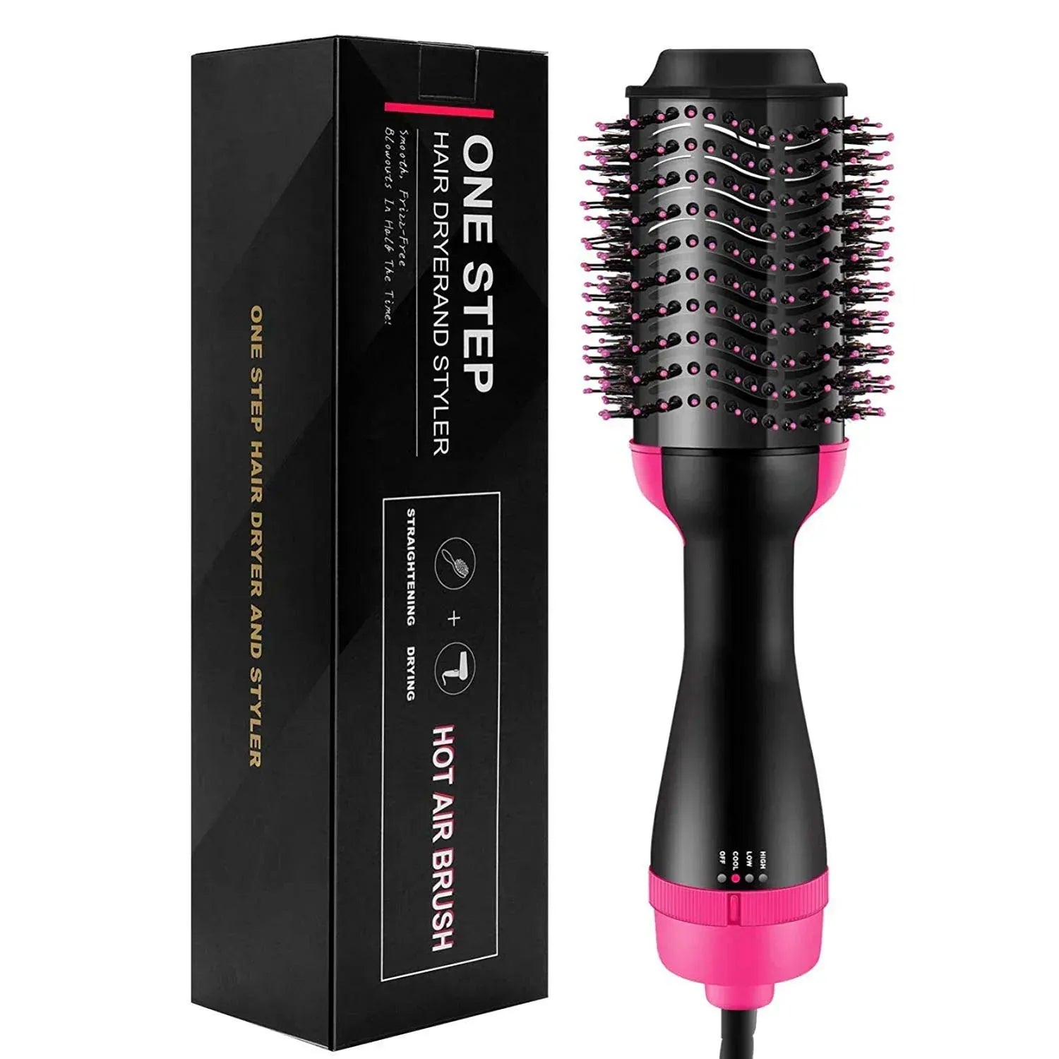 Hair Dryer Brush Hot Air Hair Brush Styler for Straightening Curling Hair Dryer