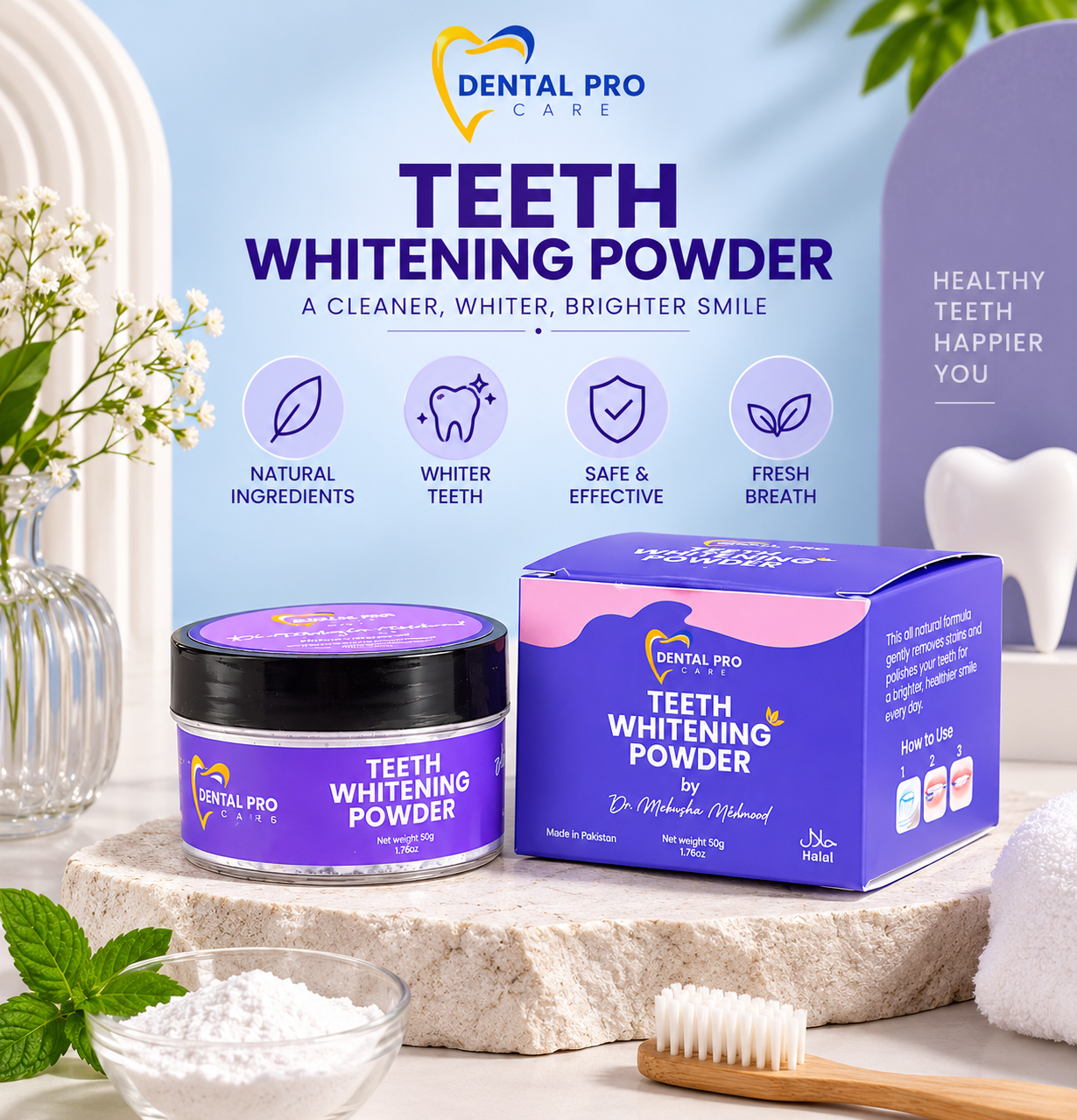 Dental Pro Care - Teeth Whitening Powder